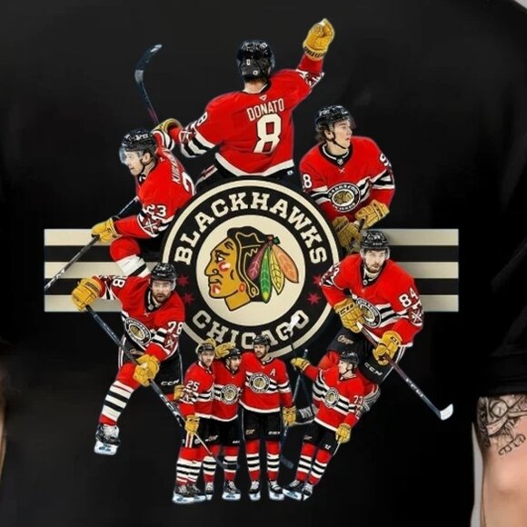 100th Anniversary Chicago Blackhawks TShirt - Picture 3 of 6